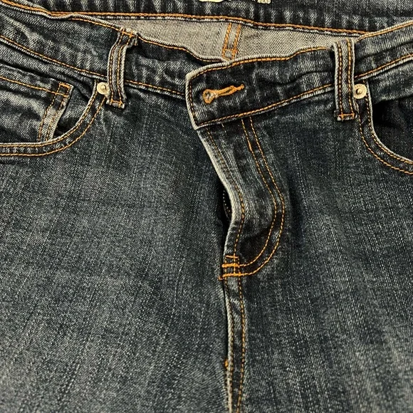 Old Navy Boyfriend Women's Blue Jeans - Picture 3 of 6